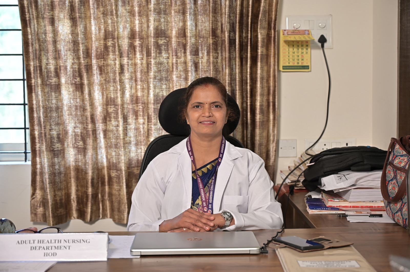 Prof. Yashodha Salian, HoD Department of Medical surgical nursing 