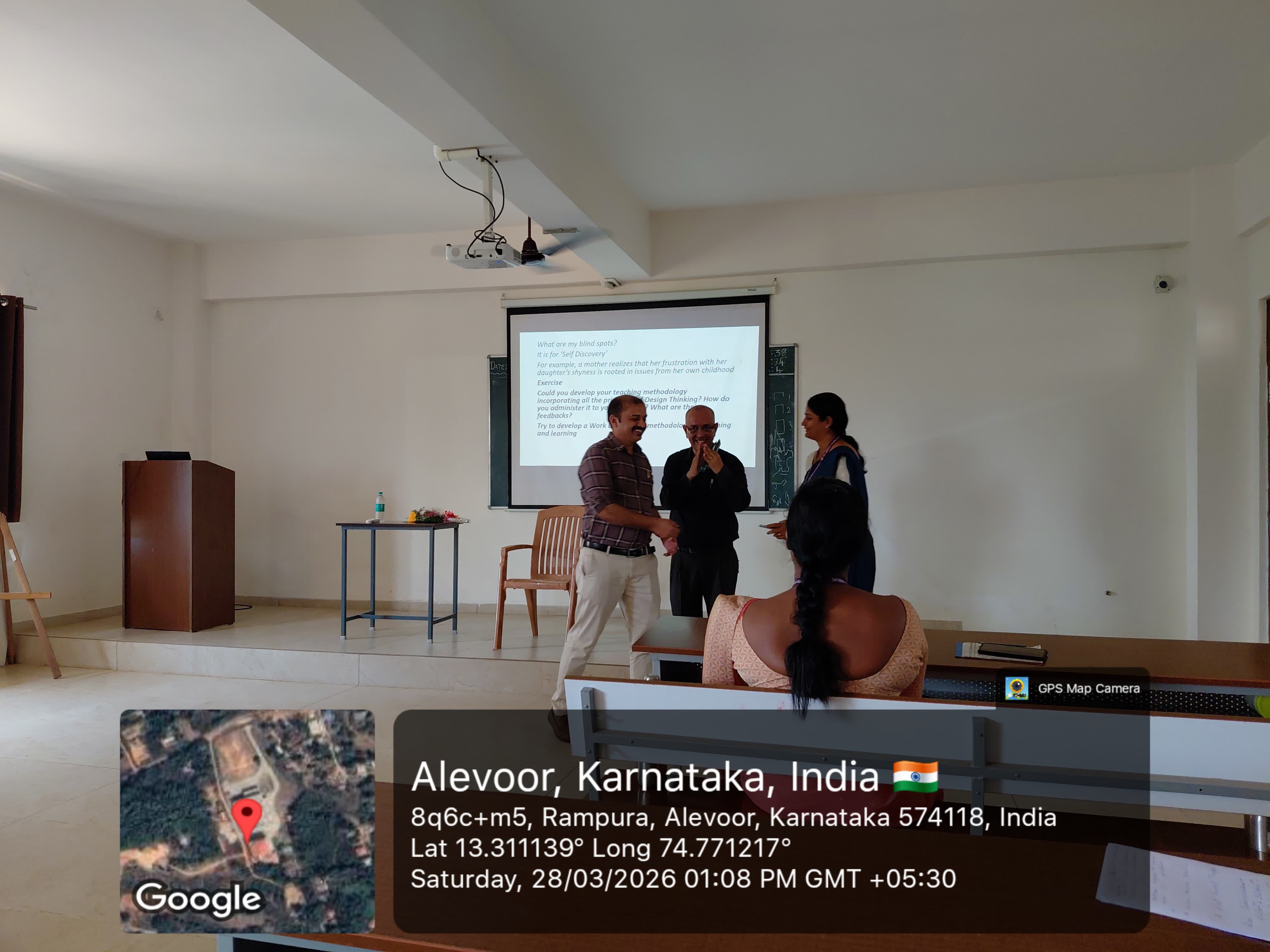 Staff development program-design thinking in teaching and learning by Dr.sudir raj k.