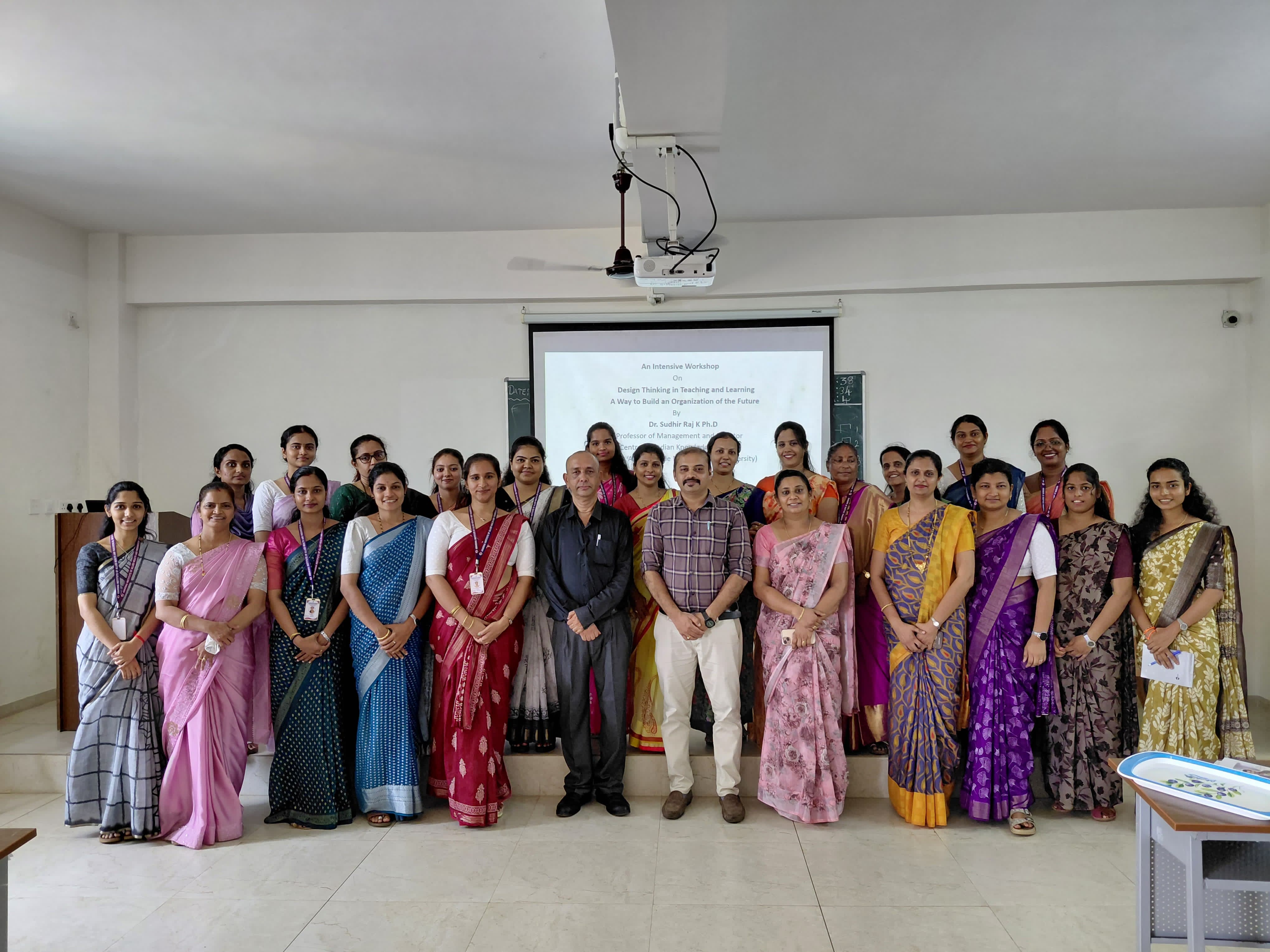 Staff development program-design thinking in teaching and learning by Dr.sudir raj k.