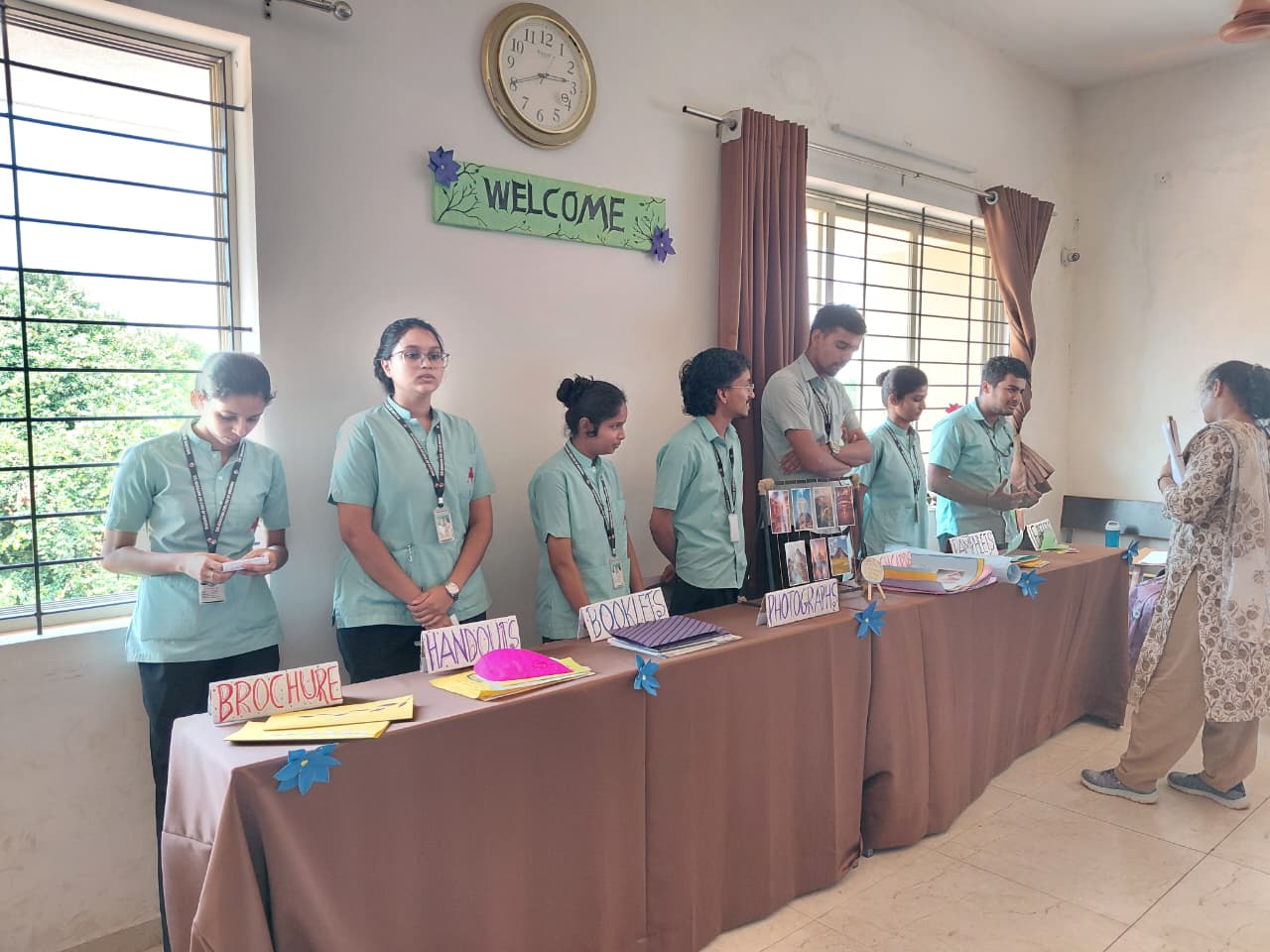 AV aid exhibition by 5th semester students 