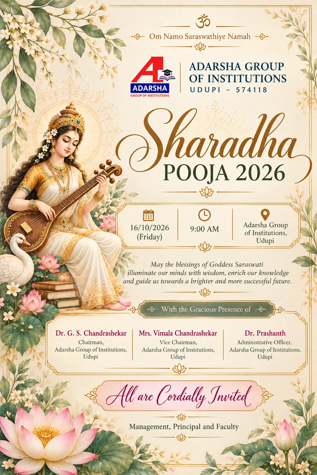 Sharada pooja