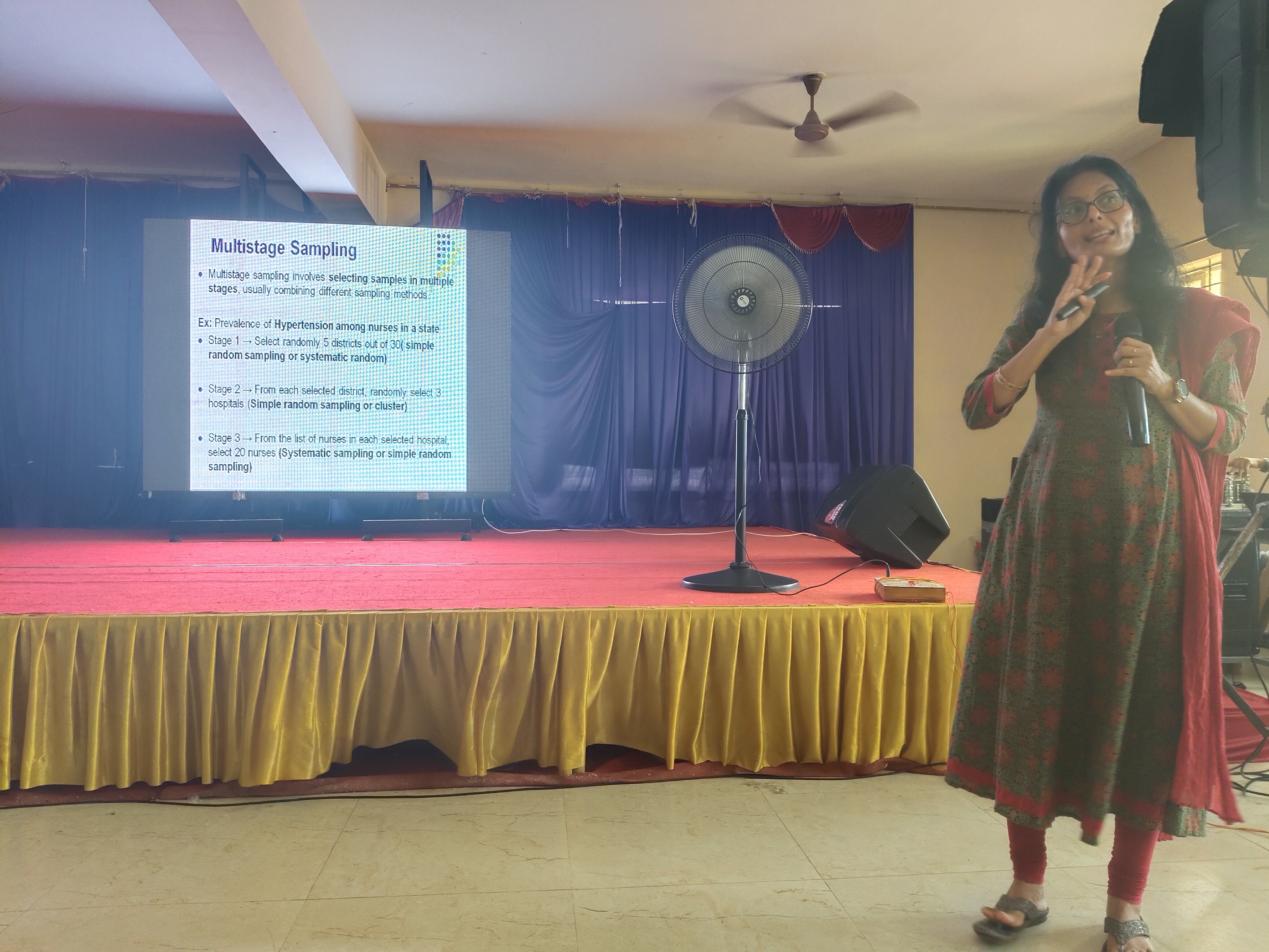 Workshop on research methodology organized by the department of OBG and MSN