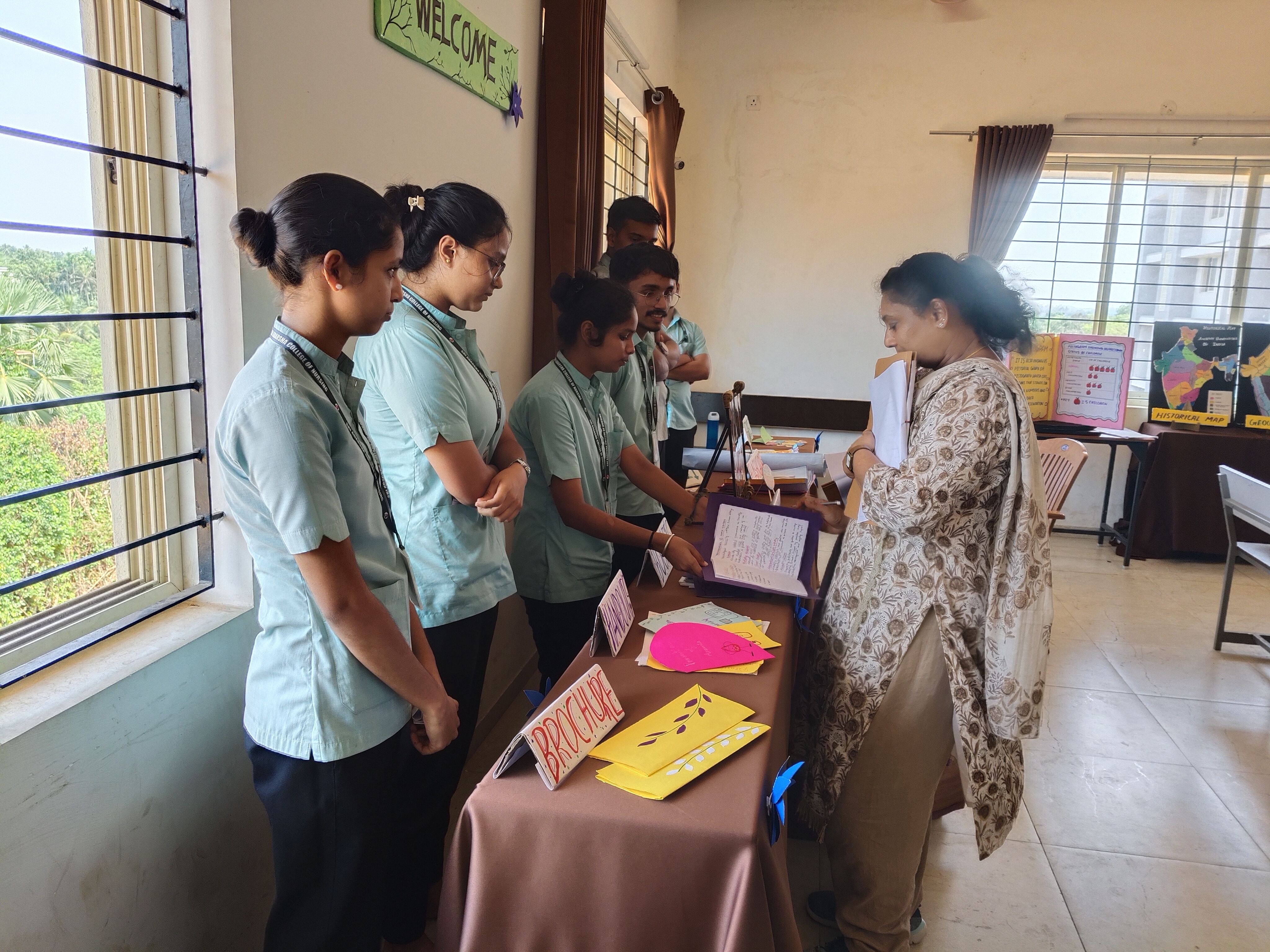 AV aid exhibition by 5th semester students 