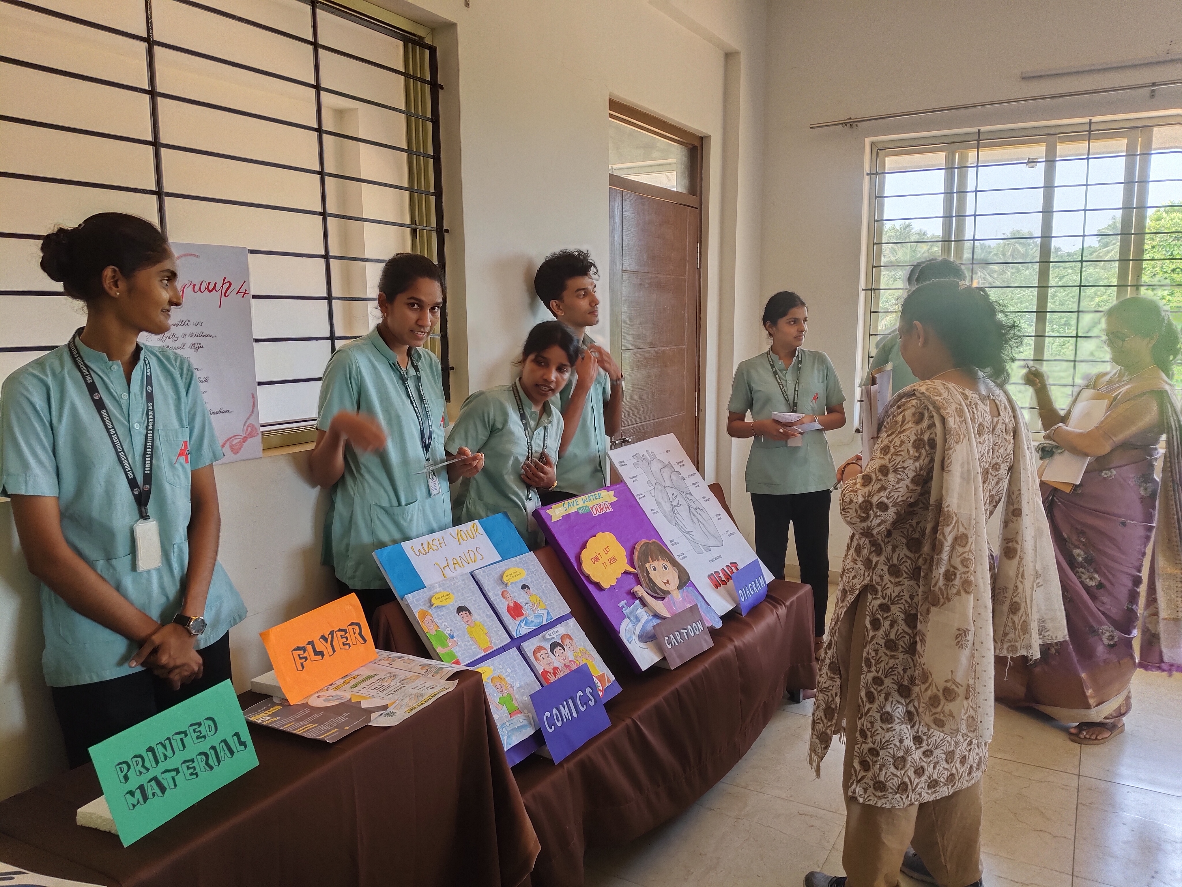 AV aid exhibition by 5th semester students 