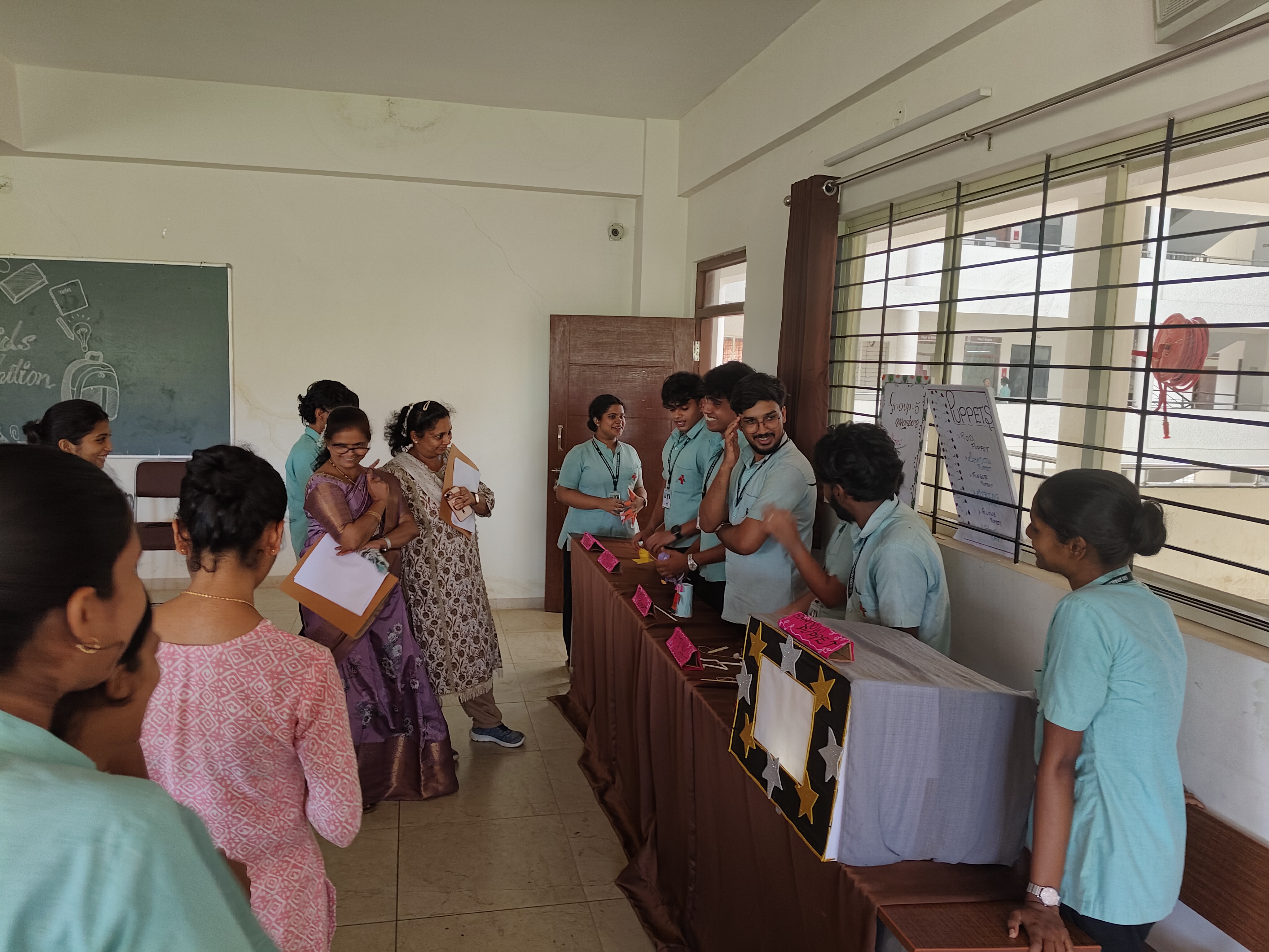 AV aid exhibition by 5th semester students 