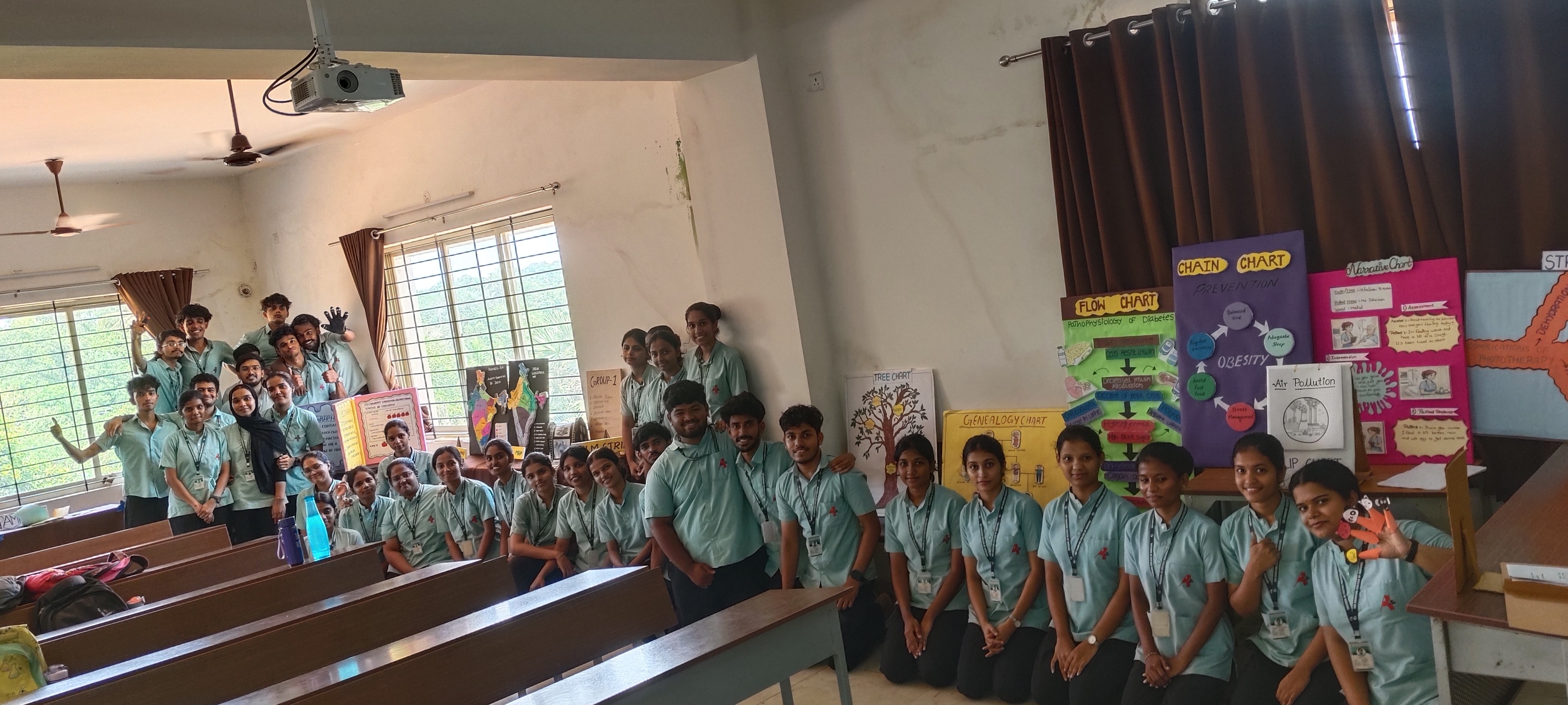 AV aid exhibition by 5th semester students 